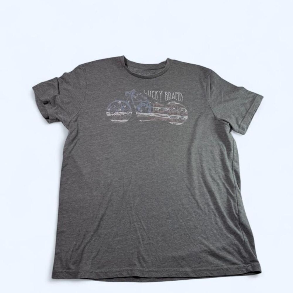 Lucky-brand Men's Grey T-shirt